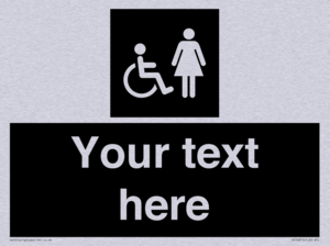 Custom information: black panel disabled and female